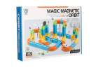 Magnetic Building Blocks Race Track and Trains Set 140 Pieces 9