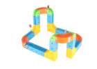 Magnetic Building Blocks Race Track and Trains Set 65 Pieces 2
