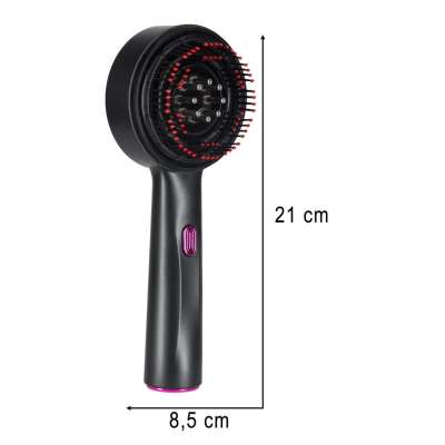 Massage brush scalp massager oil applicator USB black