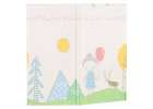 Mata edukacyjna piankowa dwustronna składana 150x200cm drzewa misie 9