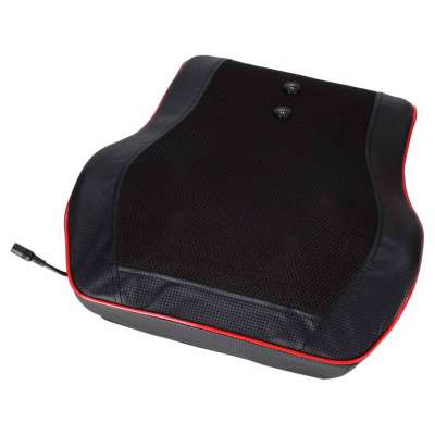 Neck and back massage pillow with remote control and heating function