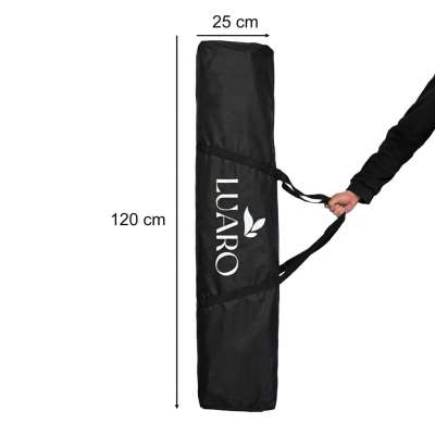 Pawilon ogrodowy LUARO namiot imprezowy handlowy ekspresowy altana 3x3 m 3 ścianki
