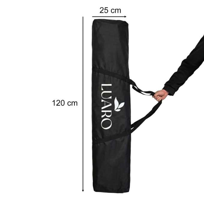 Pawilon ogrodowy LUARO namiot imprezowy handlowy ekspresowy altana 3x3 m 3 ścianki