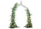 Pergola ogrodowa LUARO metalowa łuk z grotami na róże kwiaty pnącza 265 cm 3