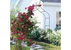 Pergola ogrodowa LUARO metalowa łuk z grotami na róże kwiaty pnącza 265 cm 6