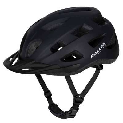 RALLEX Women's bicycle helmet men's adjustable black L 58-62cm