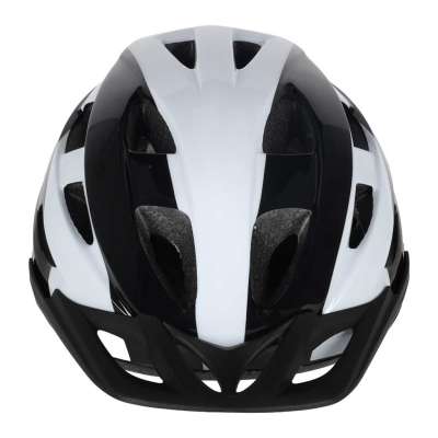 RALLEX Women's bicycle helmet men's adjustable black and white M 54-58cm