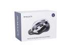 RALLEX Women's bicycle helmet men's adjustable black and white M 54-58cm 9