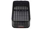 Rattan rear rack bicycle basket with reflector 6