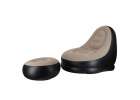 Recliner chair with footrest inflatable sofa pouf pump 2-in-1 set 3