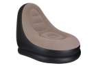 Recliner chair with footrest inflatable sofa pouf pump 2-in-1 set 6
