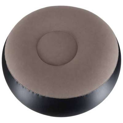 Recliner chair with footrest inflatable sofa pouf pump 2-in-1 set