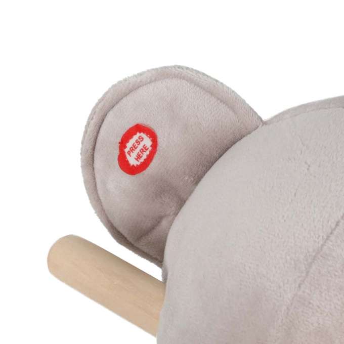 Rocking teddy bear plush rocker with soft seat