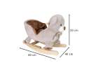 Rocking teddy bear plush rocker with soft seat 13