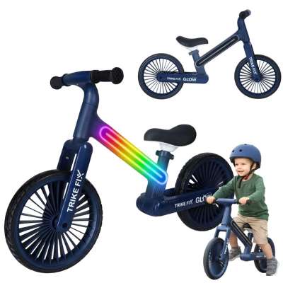 Rowerek biegowy Trike Fix Glow LED granatowy
