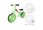 Rowerek biegowy Trike Fix Glow LED neon zielony 14