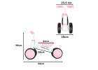 Rowerek biegowy Trike Fix Tiny V2 rower jeździk różowy 11
