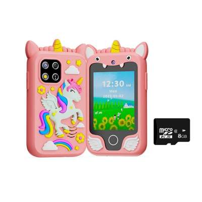 Smartphone for kids with camera 8GB card pink unicorn