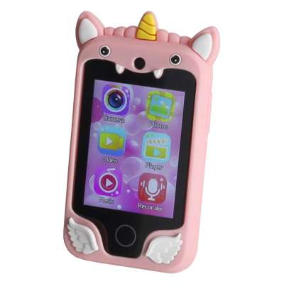 Smartphone for kids with camera 8GB card pink unicorn