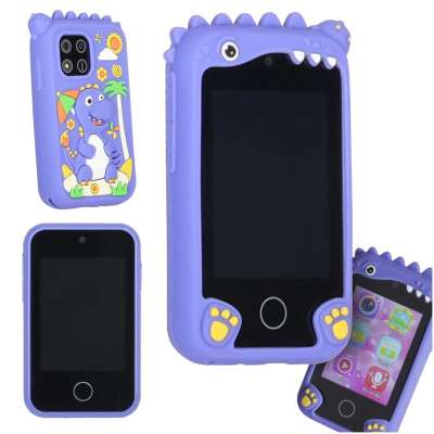 Smartphone for kids with camera 8GB memory card blue dinosaur