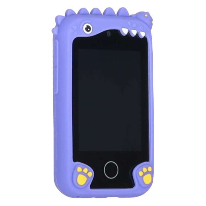 Smartphone for kids with camera 8GB memory card blue dinosaur