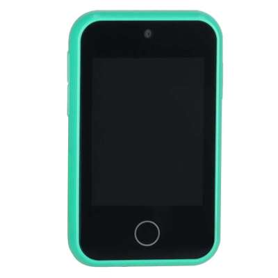 Smartphone for kids with camera 8GB memory card green dinosaur