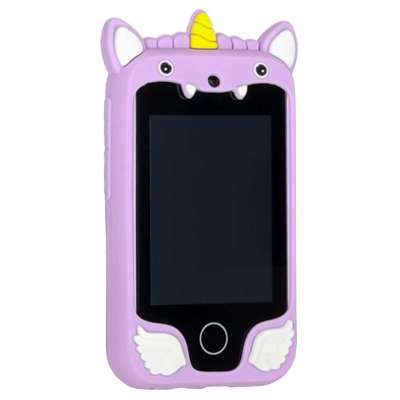 Smartphone for kids with camera 8GB memory card purple unicorn