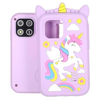 Smartphone for kids with camera 8GB memory card purple unicorn