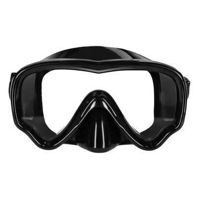 Snorkel mask goggles snorkel tube set black