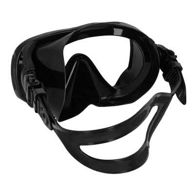 Snorkel mask goggles snorkel tube set black