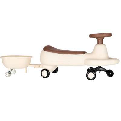 Swing Fix S5 LED Gravity Ride-On with Trailer Glowing Wheels and Music