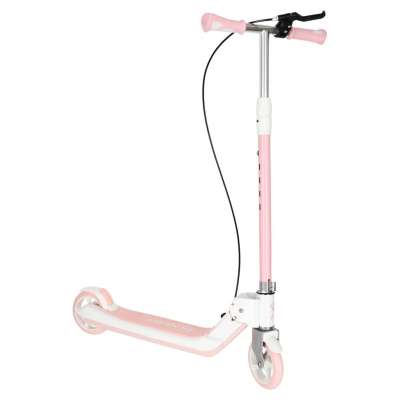 TRIKE FIX children's scooter two-wheel LED folding double brakes pink