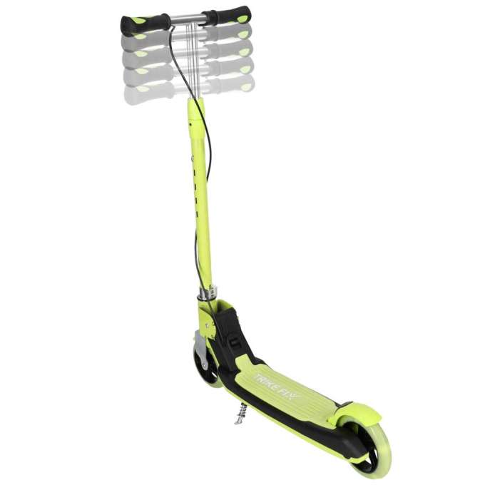 TRIKE FIX kids scooter two-wheel LED folding double brakes neon green