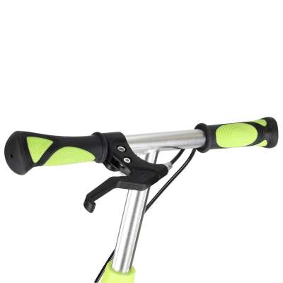 TRIKE FIX kids scooter two-wheel LED folding double brakes neon green