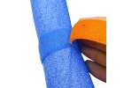 Trampoline for children garden ball net basketball 155cm blue 2