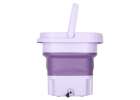 Travel automatic washing machine mini portable folding 8l purple 3