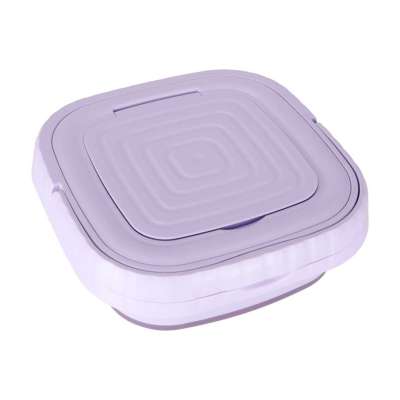 Travel automatic washing machine mini portable folding 8l purple