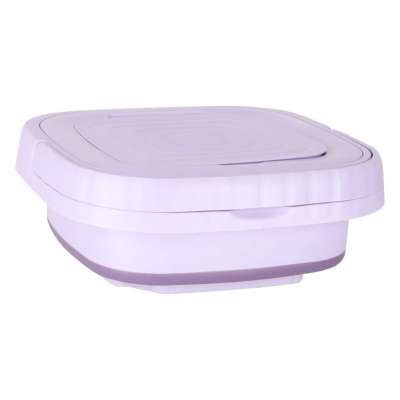 Travel automatic washing machine mini portable folding 8l purple