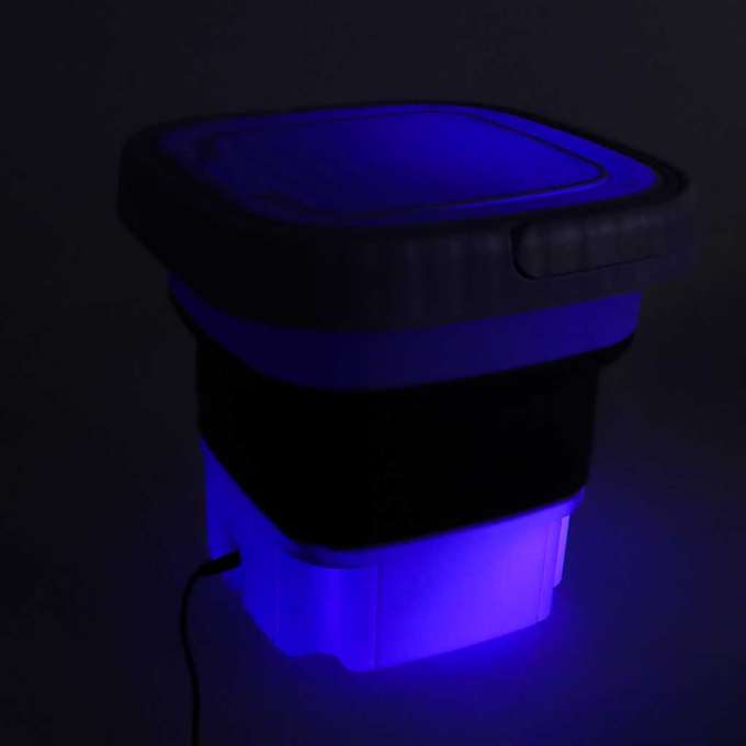 Travel automatic washing machine mini portable folding 8l purple