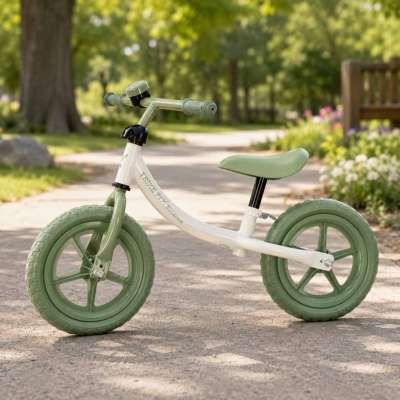 Trike Fix Balance cross-country bicycle with bell green