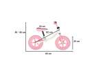 Trike Fix Balance cross-country bicycle with bell pink 10