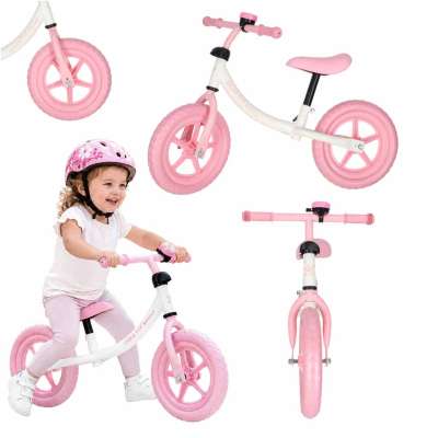 Trike Fix Balance cross-country bicycle with bell pink