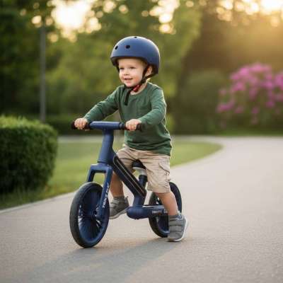 Trike Fix Glow LED cross-country bicycle navy blue