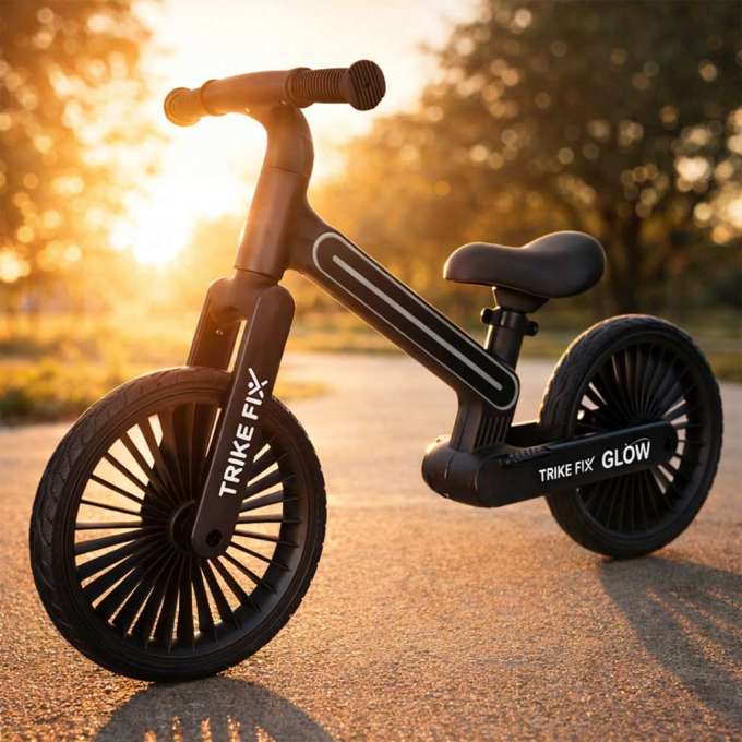 Trike Fix Glow cross-country bike LED black