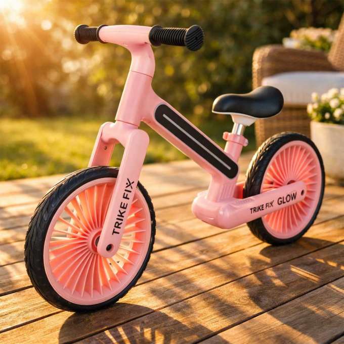 Trike Fix Glow cross-country bike LED pink