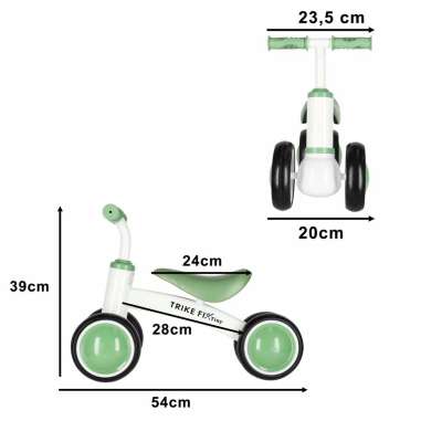 Trike Fix Tiny V2 cross-country bicycle bike rider green
