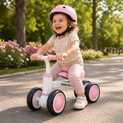 Trike Fix Tiny V2 cross-country bicycle bike rider pink