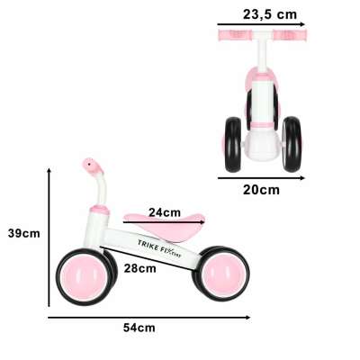 Trike Fix Tiny V2 cross-country bicycle bike rider pink