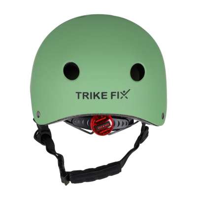 Trike Fix children's bike helmet adjustable LED M 55-58cm dark green