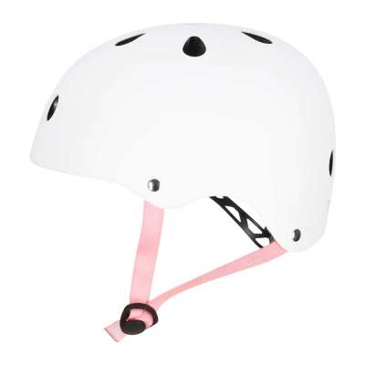 Trike Fix children's bike helmet adjustable LED S 48-54cm white